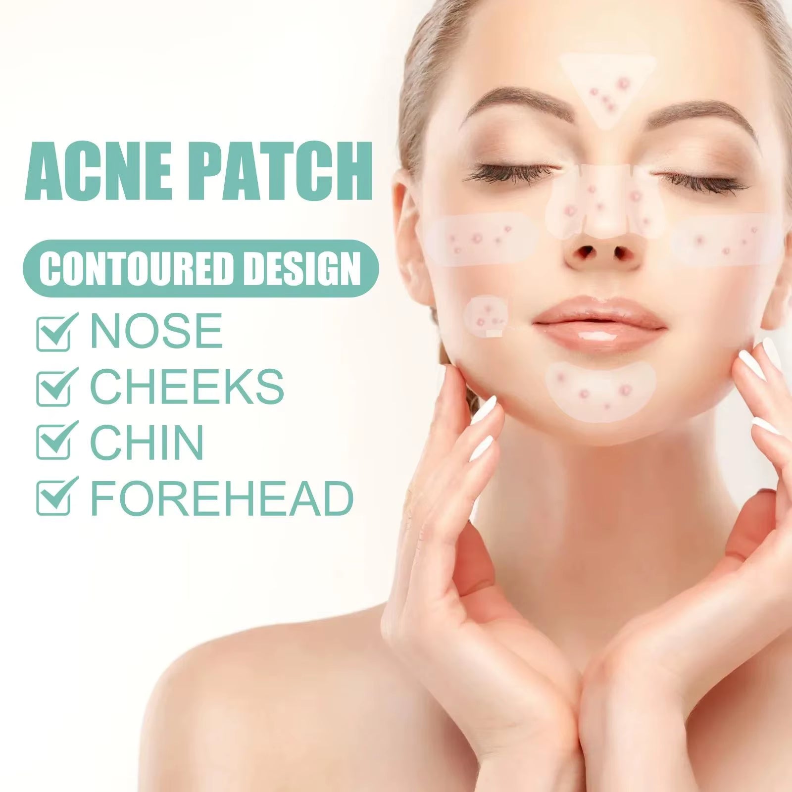 Acne Mask Patch Facial Treatment Desalinate Pimple Marks Pimple Patch Mild and Non-Irritating Healing Acne Acne Repair Patch
