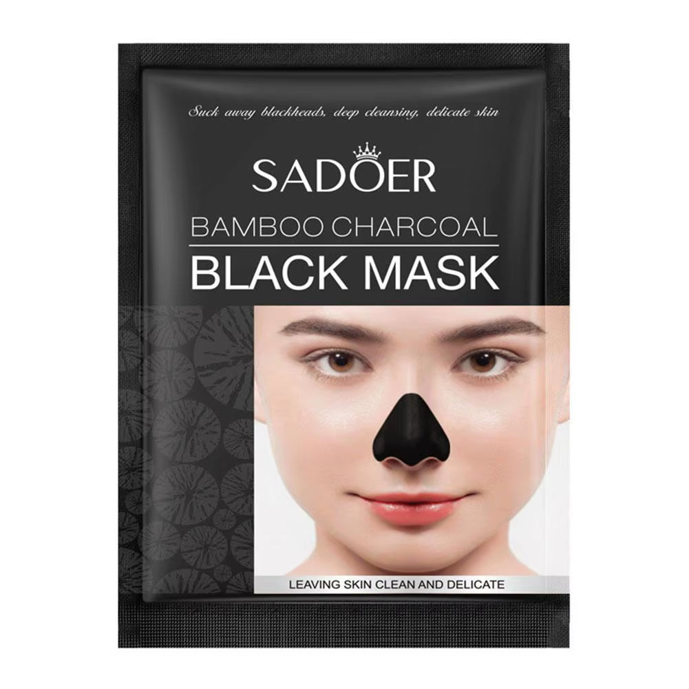 Deep Cleansing Black Mask Bamboo Charcoal Blackhead Remover Face Mask Skin Care 60G/20G/2G Peal-Off Nose Mask Skin Care