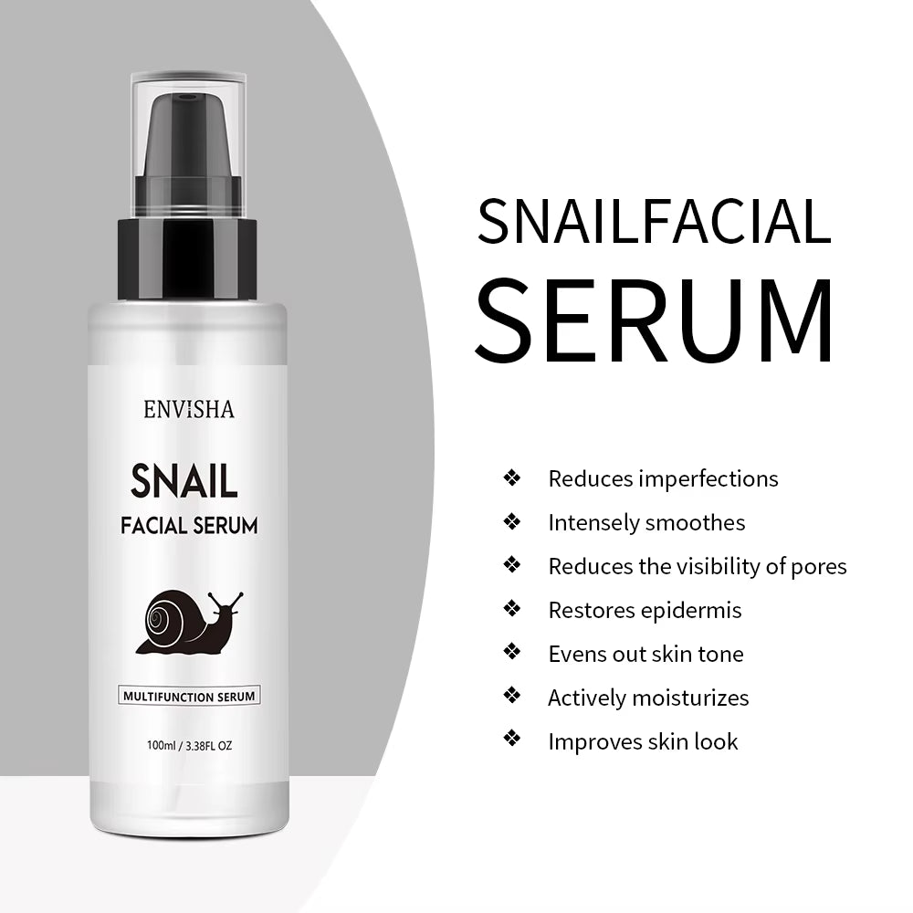 Snail Collagen Face Serum Facial Skin Care Anti-Aging Wrinkle Moisturizing Whitening Firming Skin Essence Shrink Pores