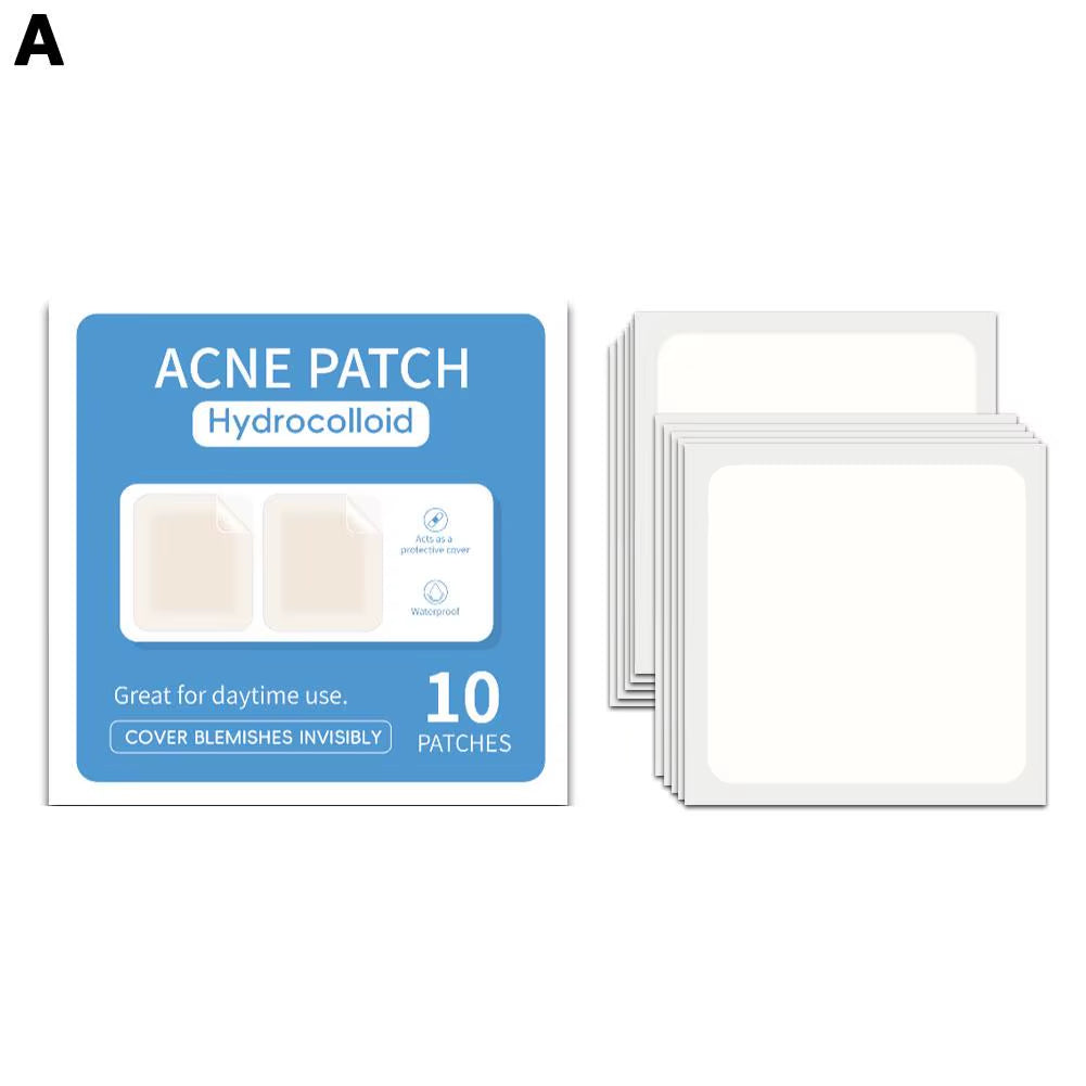Mixed Sizes Hydrocolloid Pimple Patches Large Hydrocolloid Pimple Patches Invisible Acne Circle Stickers for Zits, Spots, Pimple