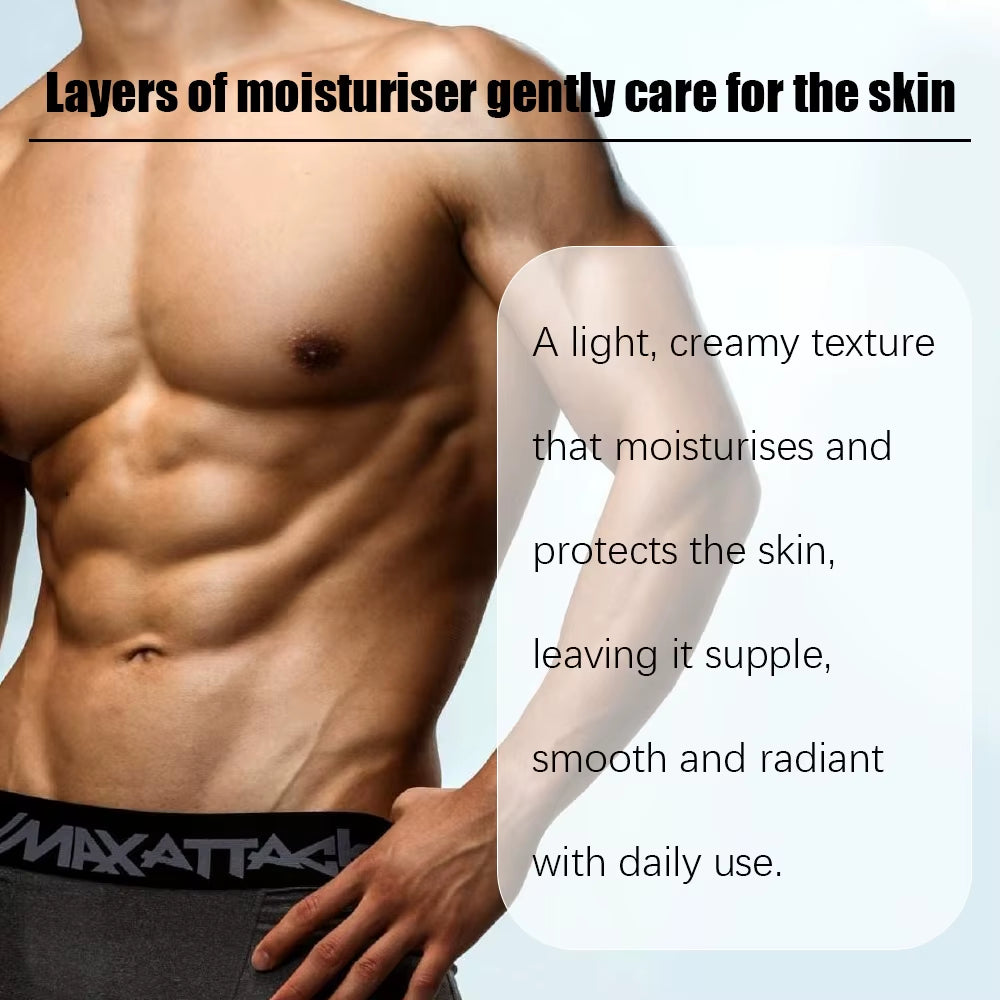 New Dry Body Lotion for Men Moisturizing Face Cream with Hyaluronic Acid Skin Care for Men Collagen Moisturizer Cream 60G