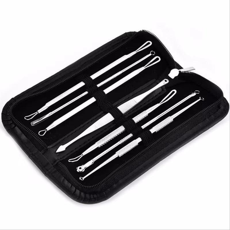 7Pcs Acne Blackhead Remover Needles to Remove Blackheads Black Spot Extractor Stainless Steel Pimple Removal Skin Care Tools