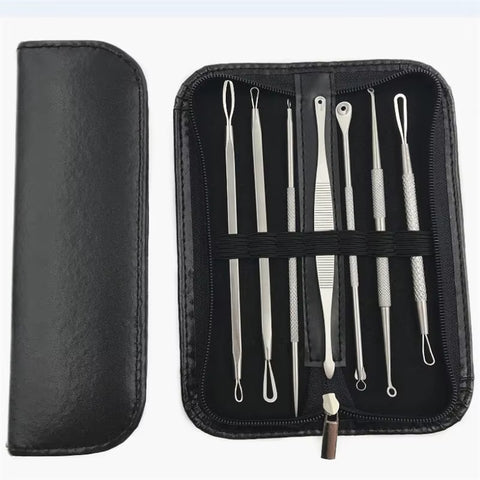7Pcs Acne Blackhead Remover Needles to Remove Blackheads Black Spot Extractor Stainless Steel Pimple Removal Skin Care Tools