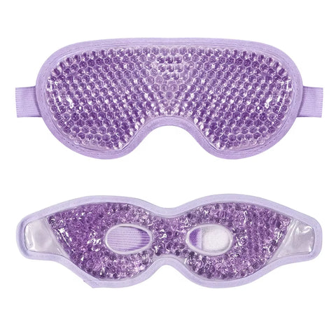 2Pcs/Set Gel Eye Mask Cooling Eye Mask for Dry Eyes Care Hot & Cold Eye Ice Pack Reusable Gel Sleep Mask Cold Eye Compress Mask