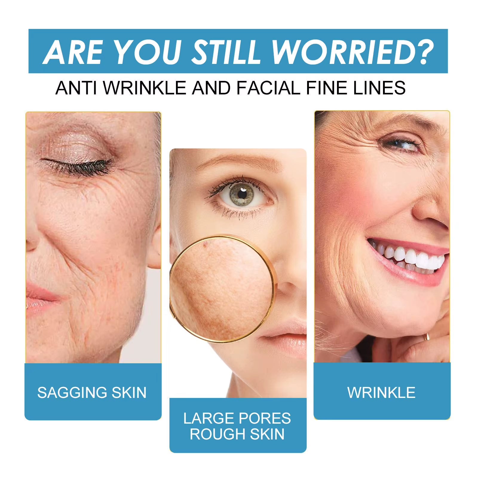 Instant Wrinkle Remove Serum Retinol Firming Lifting Improves Dullness Fade Fine Lines Brighten Repair Smooth anti Aging Essence