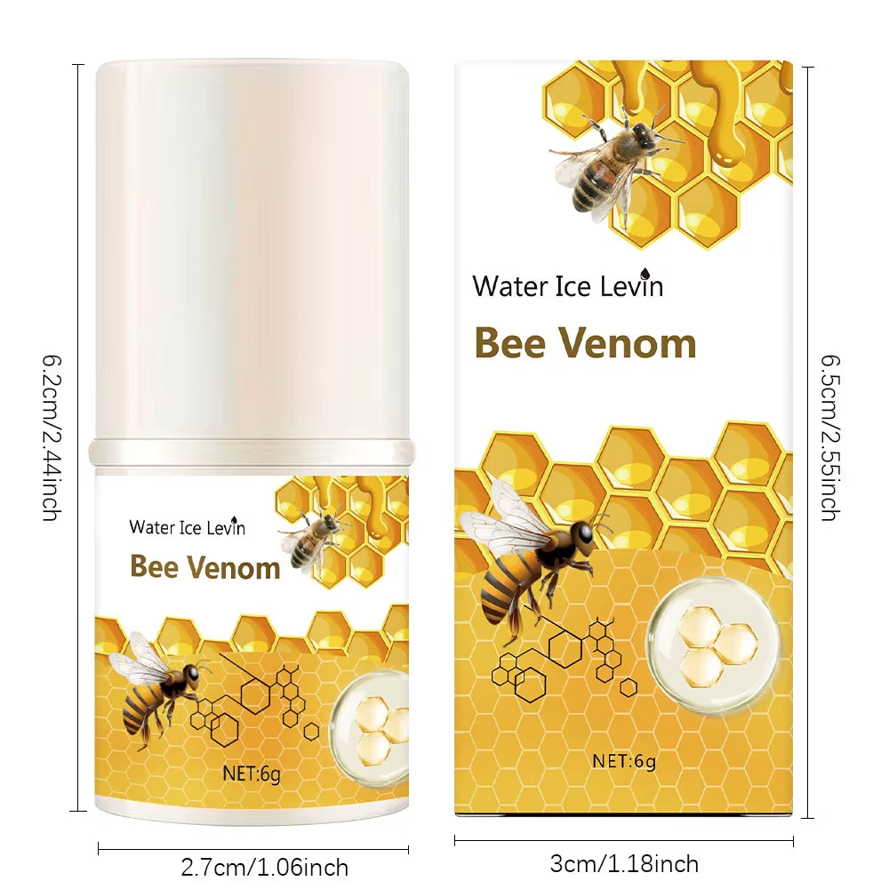 Bee Venom Eyes Cream Stick Dark Circles Remove Eye Bags under Eye Hyaluronic Acid Moisturizing Serum against Puffiness Eye Care