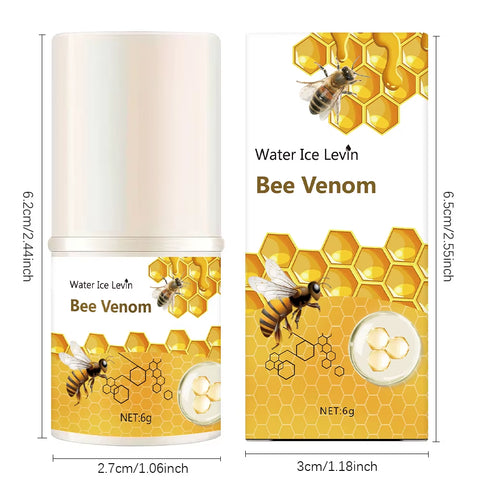 Bee Venom Eyes Cream Stick Dark Circles Remove Eye Bags under Eye Hyaluronic Acid Moisturizing Serum against Puffiness Eye Care
