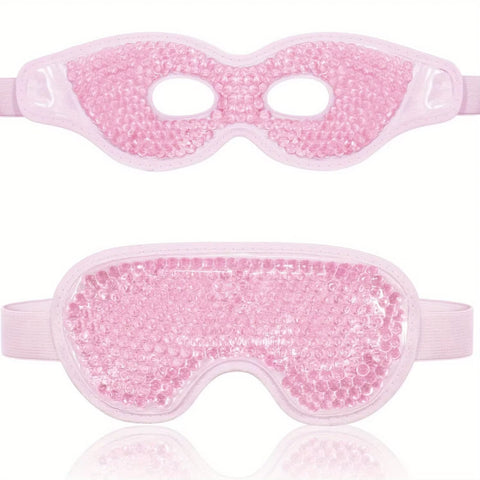 2Pcs/Set Gel Eye Mask Cooling Eye Mask for Dry Eyes Care Hot & Cold Eye Ice Pack Reusable Gel Sleep Mask Cold Eye Compress Mask