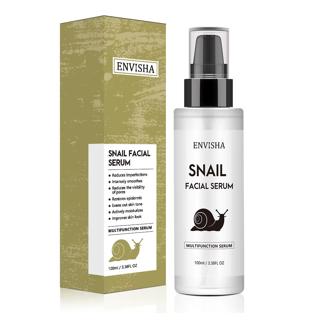 Snail Collagen Face Serum Facial Skin Care Anti-Aging Wrinkle Moisturizing Whitening Firming Skin Essence Shrink Pores