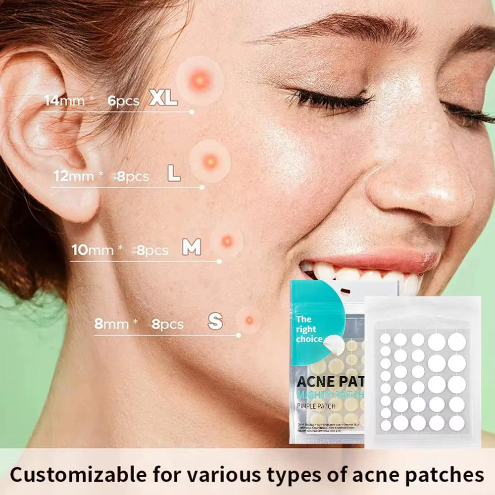 30/150Pcs Acne Pimple Patches Invisible Hydrocolloid Essential Oil Acne Treatment Salicylic Acid Tea Tree Essential Oil for Acne