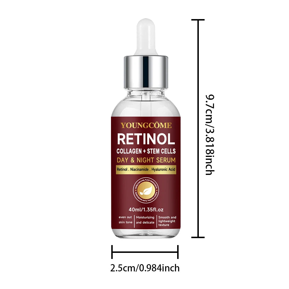 Retinol Day & Night Serum Face Serum Liquid Serum for Face Hyaluronic Acid Moisturizing Nourishing Skin Care Product Korea 2025