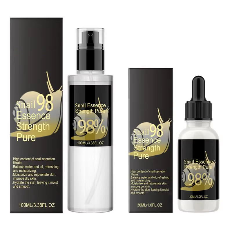 Snail anti Aging Serum Snail Mucin Essence Advanced Moisturizing Skin Care Pore Shrink Hyaluronic Acid Serum Brighten Essence