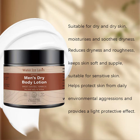 New Dry Body Lotion for Men Moisturizing Face Cream with Hyaluronic Acid Skin Care for Men Collagen Moisturizer Cream 60G