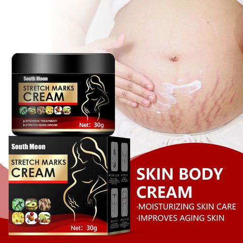 Stretch Marks Cream, Postpartum Skin Moisturizing Body Lotion for Women, Nourish & Firm Skin, Fade Pregnancy Scars, Improve Rough Dull Skin, 30G