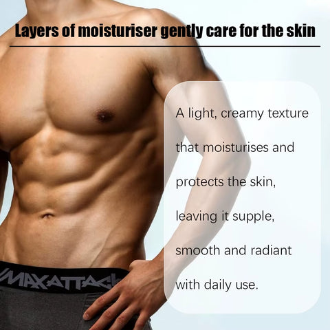 New Dry Body Lotion for Men Moisturizing Face Cream with Hyaluronic Acid Skin Care for Men Collagen Moisturizer Cream 60G