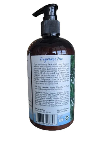 Face & Body Coconut Lotion - Pineapple Coconut (12Oz)