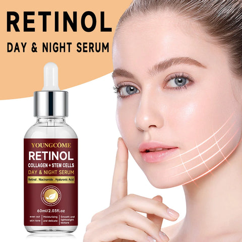 Retinol Day & Night Serum Face Serum Liquid Serum for Face Hyaluronic Acid Moisturizing Nourishing Skin Care Product Korea 2025