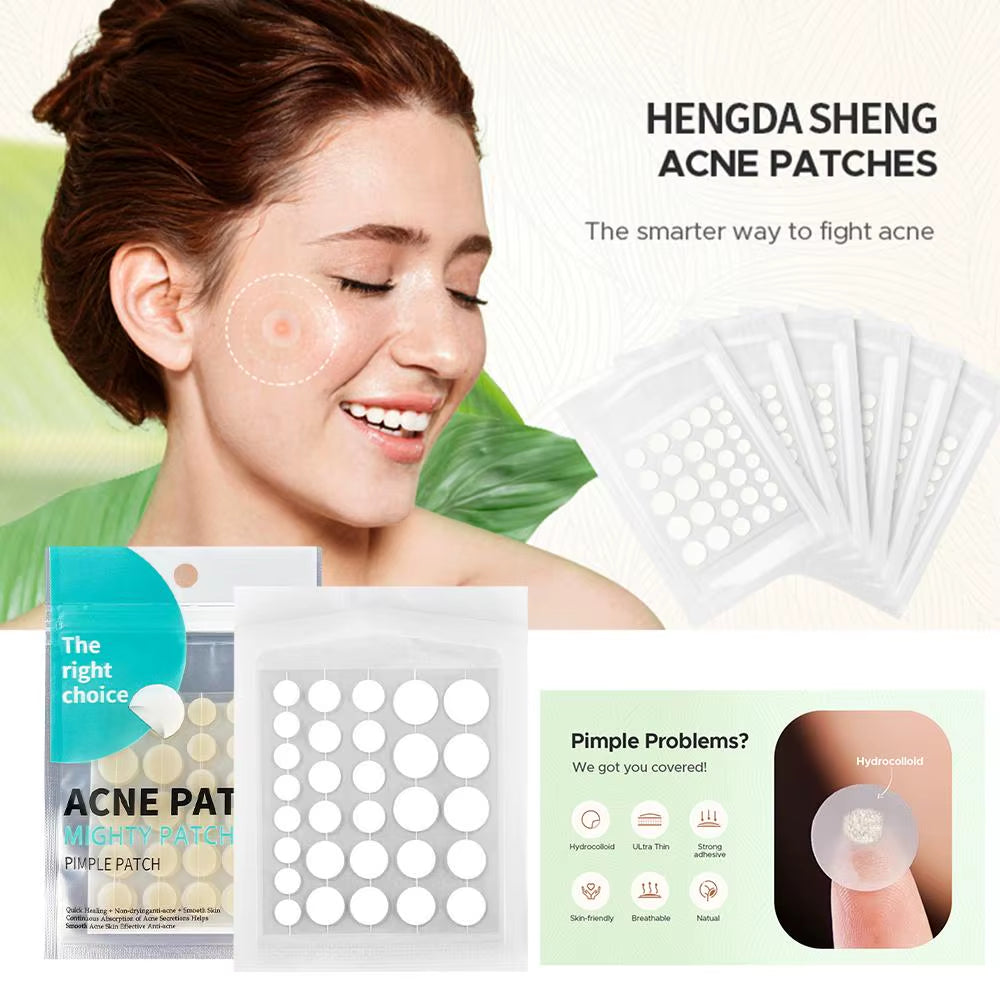 30/150Pcs Acne Pimple Patches Invisible Hydrocolloid Essential Oil Acne Treatment Salicylic Acid Tea Tree Essential Oil for Acne