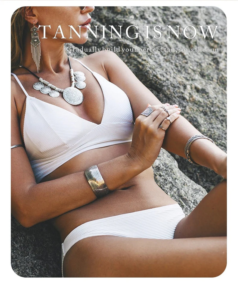Organic Self Tanning Drops - 30Ml Self Tanning Serum for Face & Body, Buildable Natural Sunless Tan, Vegan & Paraben-Free