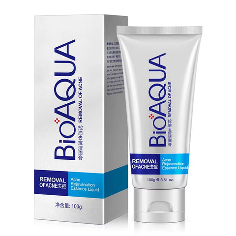 BIOAQUA Facial Cleanser anti Wrinkle Face Wash Foam Skincare Face Cleanser anti Acne Blackhead Remover Moisturizing Skin Care