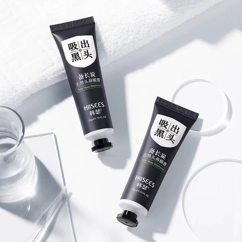 Deep Cleansing Black Mask Bamboo Charcoal Blackhead Remover Face Mask Skin Care 60G/20G/2G Peal-Off Nose Mask Skin Care