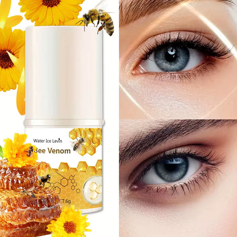 Bee Venom Eyes Cream Stick Dark Circles Remove Eye Bags under Eye Hyaluronic Acid Moisturizing Serum against Puffiness Eye Care