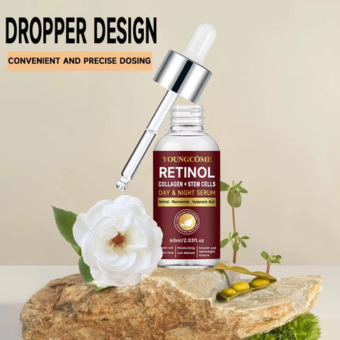 Retinol Day & Night Serum Face Serum Liquid Serum for Face Hyaluronic Acid Moisturizing Nourishing Skin Care Product Korea 2025