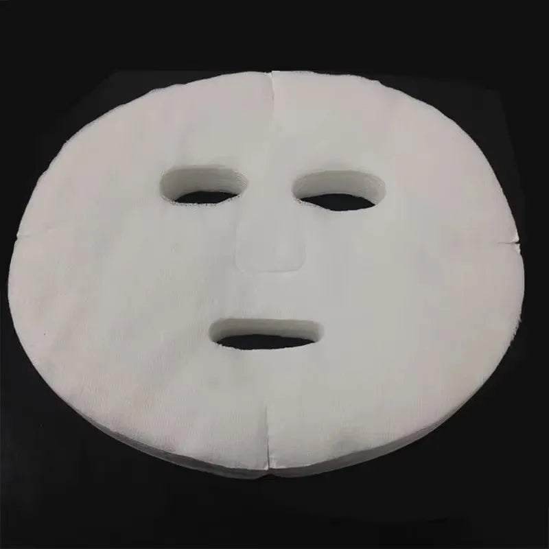 50Pcs Disposable Face Mask Paper Disposable Tissue Cosmetic Cotton Face Mask Sheets Face Care Paper Towel