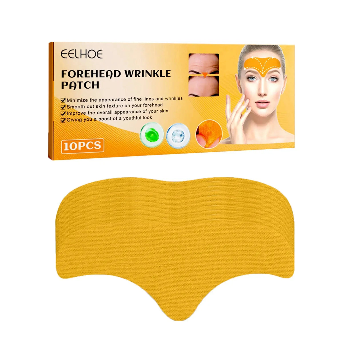 EELHOE Forehead Wrinkle Patch Lift and Smooth Forehead Wrinkles Facial Skin Forehead Patch