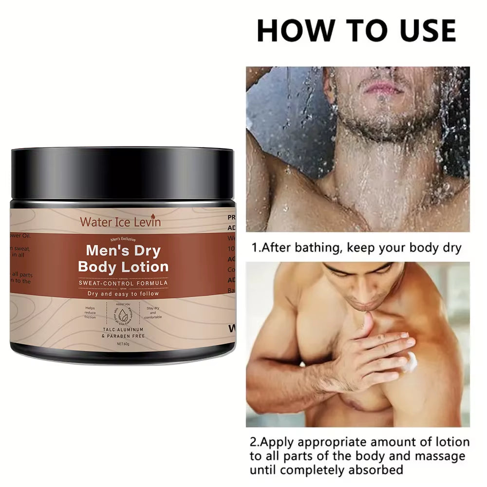 New Dry Body Lotion for Men Moisturizing Face Cream with Hyaluronic Acid Skin Care for Men Collagen Moisturizer Cream 60G