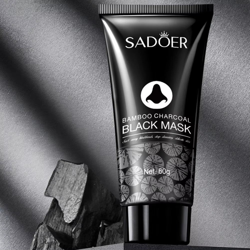 Deep Cleansing Black Mask Bamboo Charcoal Blackhead Remover Face Mask Skin Care 60G/20G/2G Peal-Off Nose Mask Skin Care