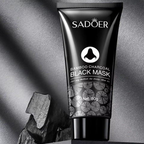 Deep Cleansing Black Mask Bamboo Charcoal Blackhead Remover Face Mask Skin Care 60G/20G/2G Peal-Off Nose Mask Skin Care