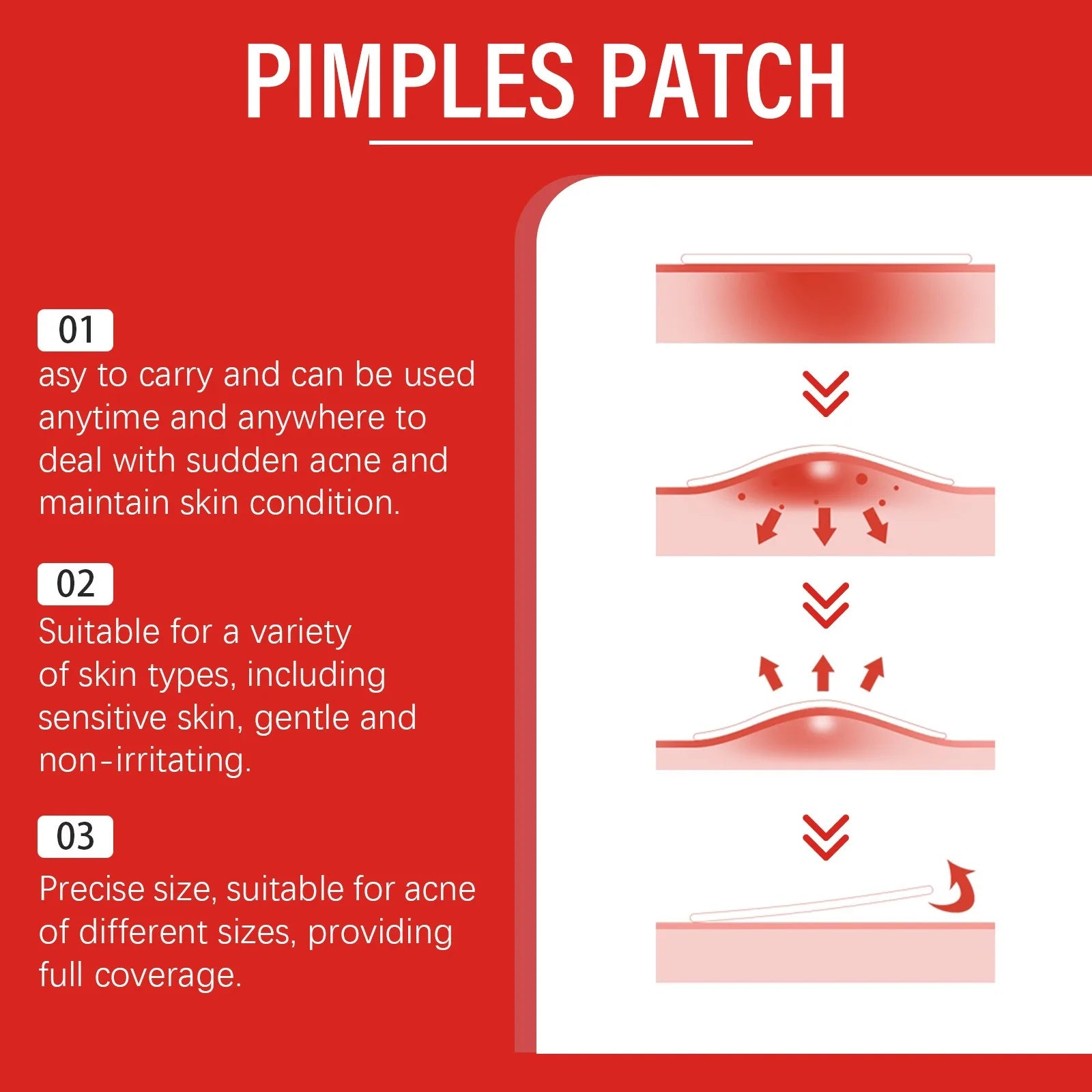 200Pcs Star Acne Pimple Patches Colorful Breathable Removal Pimple Absorb Secretions anti Infection Concealer Makeup Skin Care