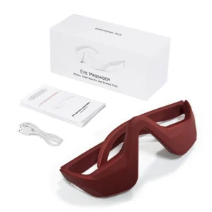 Red Eye Massager, Red Glasses, Relieves Eye Fatigue