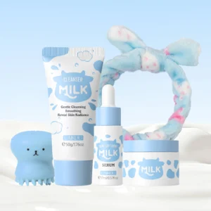 Milk Skincare Set Softening Serum Moisturizing Cream