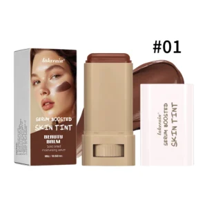2pcs Skin Tint Foundation Stick, Serum Smooth, Plumper, High Coverage Long Lasting Makeup