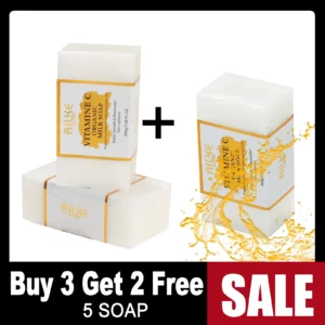 Organic milk soaps containing vitamin C, whitening, wrinkle reducing, anti-aging