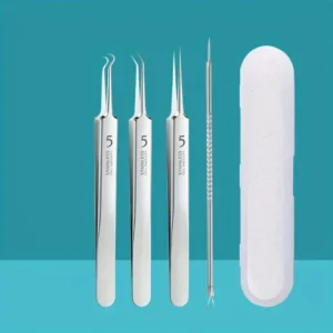 Optional 4Pcs 7Pcs Stainless Steel Skin Care Tool Set For Blackhead And Pimples
