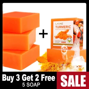 Organic Turmeric Soap, Handmade, Whitening, for All Skin Types